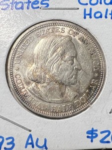 1893 US COLOMBIAN EXPO HALF DOLLAR
