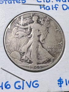 1946-D US WALKING LIBERTY HALF DOLLAR