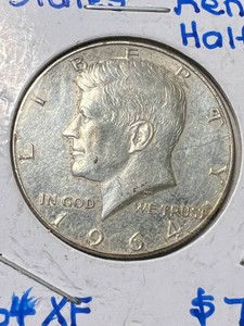 1964 US KENNEDY HALF DOLLAR