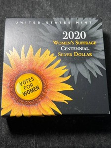 2020 US WOMENS SUFFRAGE CENTENNIAL SILVER DOLLAR