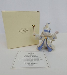 6B - Cat Wizard Figurine - Lenox Halloween Wizardry SKU 770858
