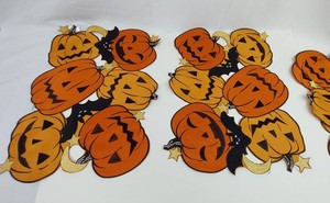 6B - Halloween Pumpkin Placemats - Celebrate Together (Lot of 4)