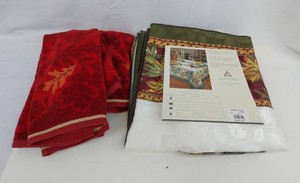 Table Linens - Craft & Barrow Towels & Forest Glen Tablecloth, 3pc