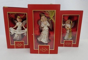 Christmas Angel Ornaments - Lenox Porcelain (Lot of 3)