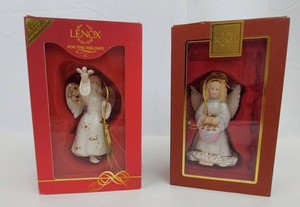 Christmas Angel Ornaments - Lenox (Lot of 2)