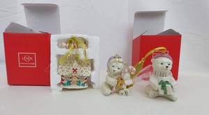 Christmas Ornaments - Lenox Holiday Figurines (Lot of 3)