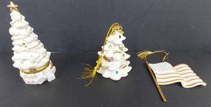 Christmas Ornaments & Lenox Treasure Box Mixed Lot