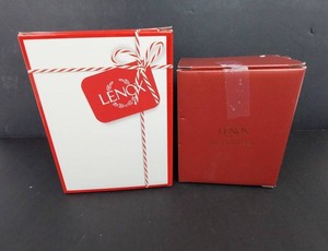 Christmas Ornaments - Lenox Angel & Drum (Lot of 2)
