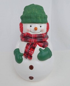 Snowman Cookie Jar - Hallmark Artist Collection