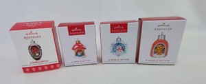 Christmas Ornaments - Hallmark Keepsake a World Within (Lot of 4)