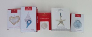 Christmas Ornaments - Hallmark Keepsake Memorial Designs, 5pc
