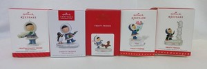 Christmas Tree Ornaments - Hallmark Keepsake Frosty Friends (Lot of 5)