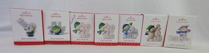 Christmas Ornaments - Hallmark Keepsake Frosty Fun Decade Series (Lot of 7)