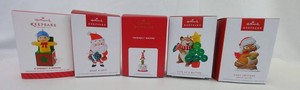 Christmas Ornaments - Hallmark Keepsake Designs (Lot of 5)