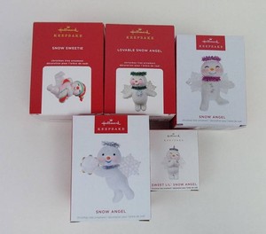 Christmas Ornaments - Hallmark Keepsake Snow Angel Mixed Lot