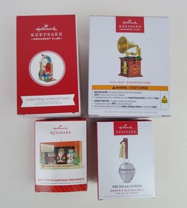 Christmas Ornaments - Hallmark Keepsake Designs (Lot of 4)