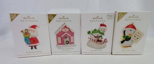 Christmas Ornaments - Hallmark Keepsake Designs (Lot of 4)