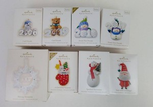 Christmas Ornaments - Hallmark Keepsake Series (Lot of 8)