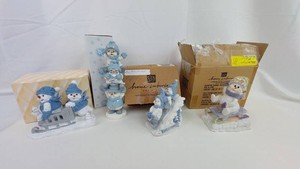 Christmas Snowman Figurines - Home Interiors Winter Decor (Lot of 4)
