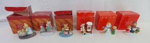 Christmas Figurines - Avon Holiday Character Assortment (Lot of 6)