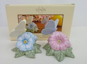 Salt & Pepper Shakers - Lenox Butterfly Meadow Set