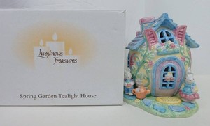 Tealight Holder - Luminous Treasures Spring Garden House