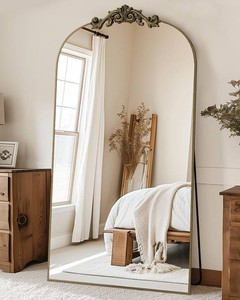 $320 Vintage Full Length Mirror, 81x41 Bronze