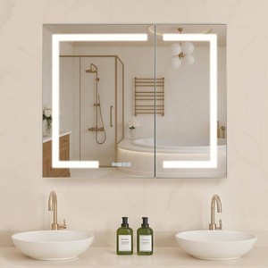 $330 VEVOR Lighted Medicine Cabinet, 36x30, LED