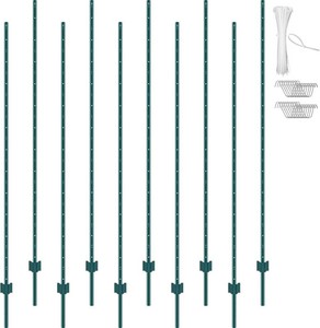 VEVOR Fence Post 7 ft U-Channel Stakes 10pk