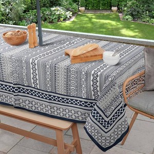 Outdoor Tablecloth with Umbrella Hole