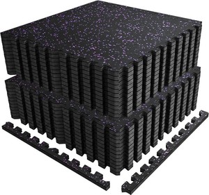 $250 PRAISUN 0.56 Rubber Gym Flooring Mats