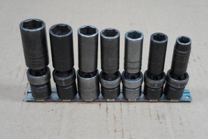 Snap-On 38 Drive Deep Impact Swivel Sockets - Metric