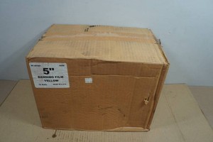 12 Rolls of 5 Yellow Banding Film - 1000, 80 Gauge