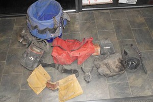 Bucket with Organizers and Tools