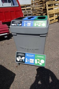 Commercial Sorting Garbage Can