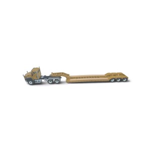 150 scale die-cast model of a Caterpillar CT660 Day Cab Tractor with an XL 120 Low-Profile HDG Lowboy Trailer manufactured by Diecast Masters (Core Classics series)