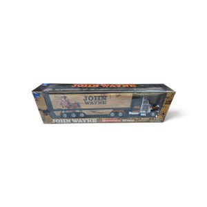 John Wayne Kenworth W900 132 Scale Die-Cast Semi Truck and Trailer made by New-Ray Toys Valued at $116 on Ebay