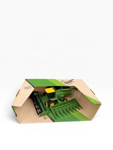 ERTL John Deere Combine Harvester  132 Scale  Corn & Grain Headers  Stock #565  Original Box