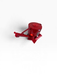 Vintage Red Farm Toy Feed Grinder Mixer  Unloading Auger  Tractor-Pulled Implement