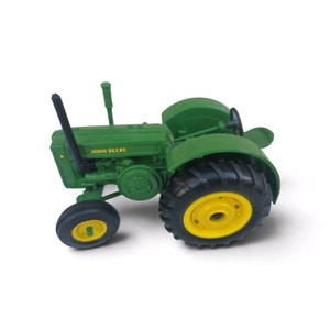 vintage 116 scale John Deere Model D die-cast toy tractor, likely manufactured by ERTL.