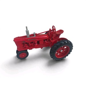 vintage 116 scale die-cast metal ERTL IH Farmall H narrow-front tractor (Model #414).
