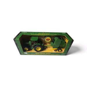 ERTL 132 scale John Deere 6410 Tractor with a 590 Round Baler