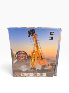 KDW Kaidiwei 164 Scale Trenching Machine  Blue Diecast Construction Model  Original Box