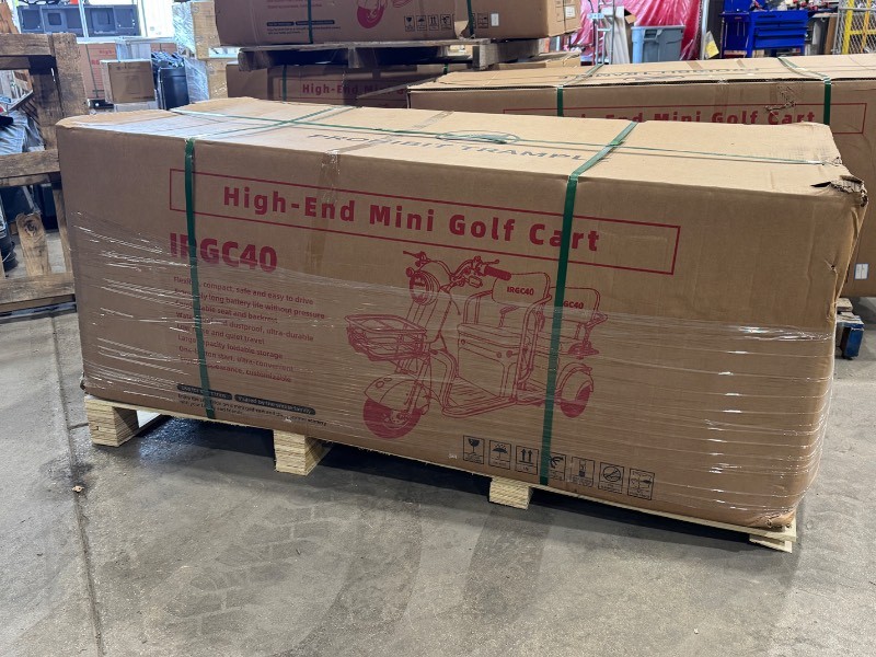 2026 SDLANCH Electric Tricycle Mini Golf Cart (MGC40) - Purple (optional assembly service available)