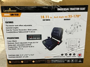 Landhonor Universal Tractor Seat (LHR-TS18)