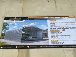 Landhonor Metal Garage Shed (LHR-CP2020FB)
