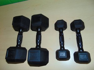 20 LB Set and 5 lb Set  dumbbells