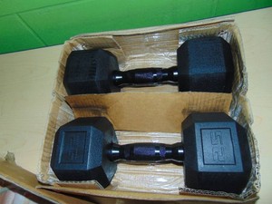 25 LB Set  dumbbells