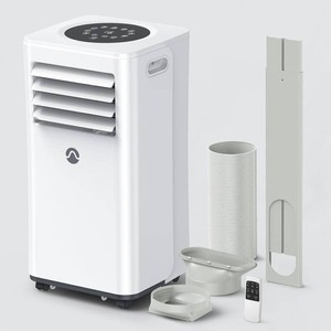 10000 BTU Air Conditioner Portable for Room up to 450 Sq. Ft. 3-in-1 Portable AC Unit with Digital Display, Remote Control 24H Timer Sleep Mode