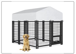 Oranland 6 x4 x5FT Outdoor Dog Kennel for SmallMediumLarge Dogs,Outside